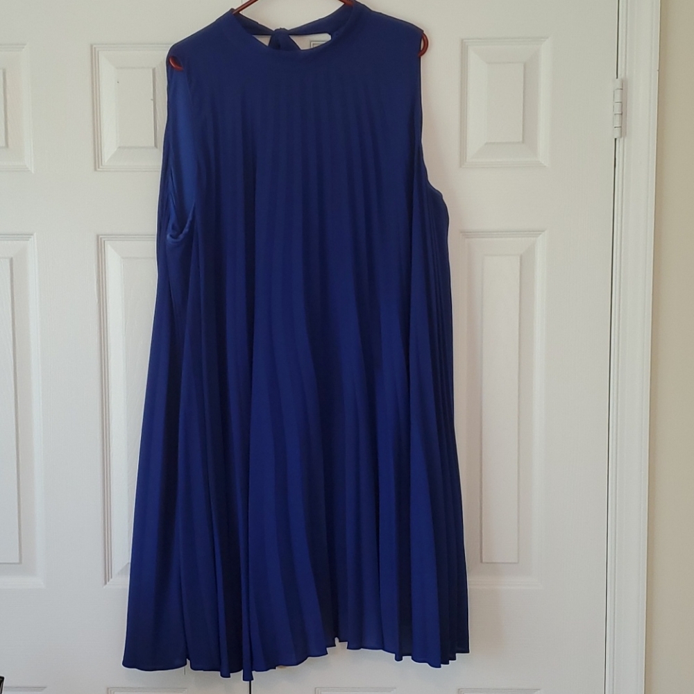 Royal Pleated Dress